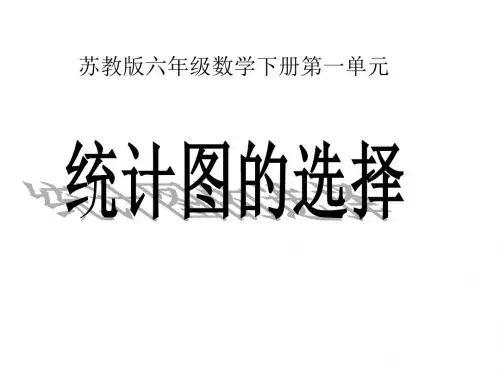 苏教版数学小学六年级下册第1单元《扇形统计图》PPT课件3