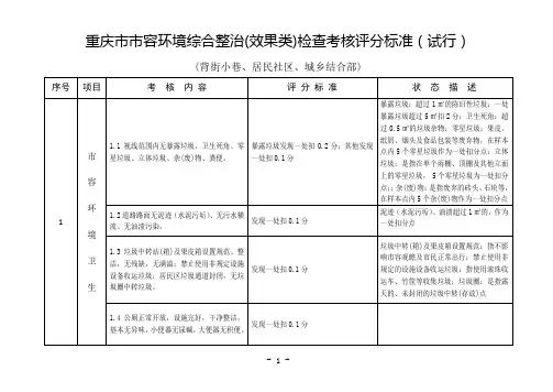 2检查评分标准(背街小巷)