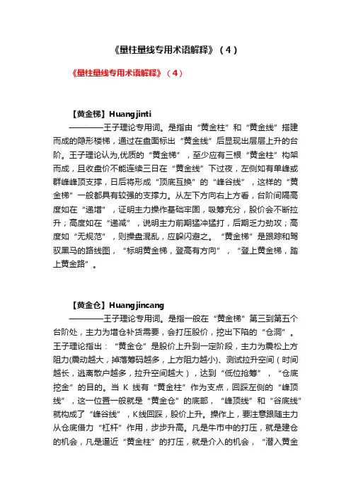 《量柱量线专用术语解释》（4）