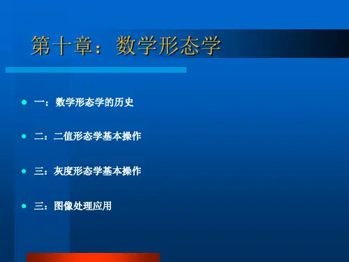 第十章数学形态学-精品.ppt