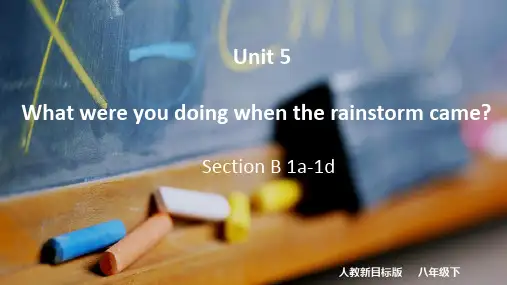 人教版八年级英语下册 Unit 5 Section B 2a-2e 课件1