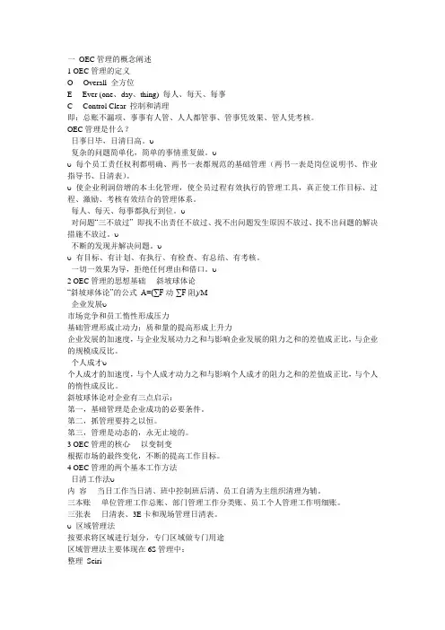 OEC管理法
