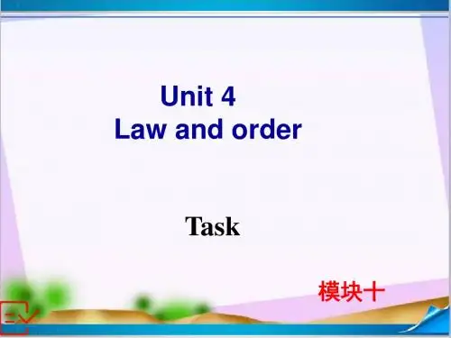 新牛津译林版高中英语Module 10 Unit 4 Task 课件