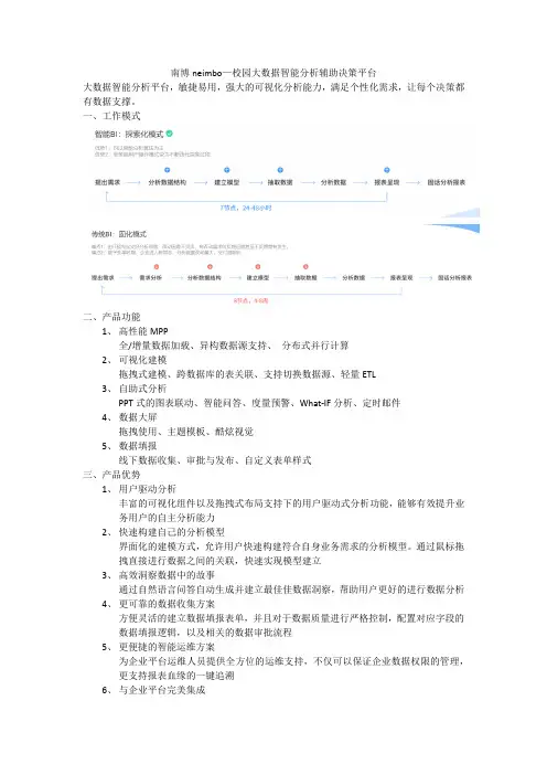 南博neimbo-校园大数据智能分析辅助决策平台