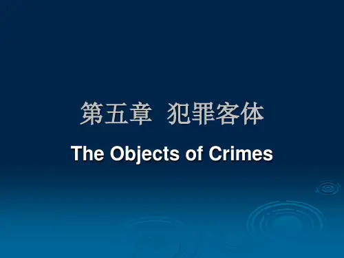 4：犯罪客体