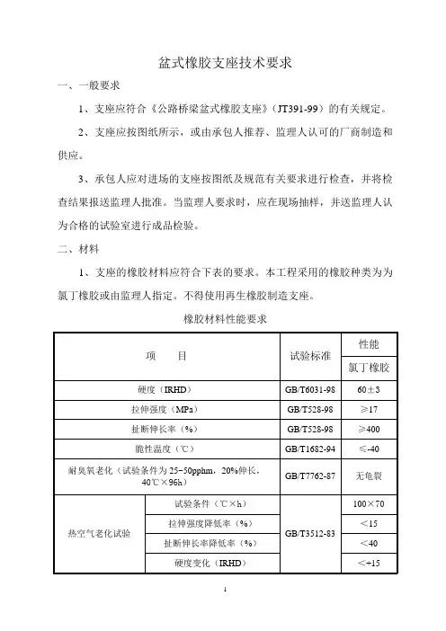 盆式橡胶支座
