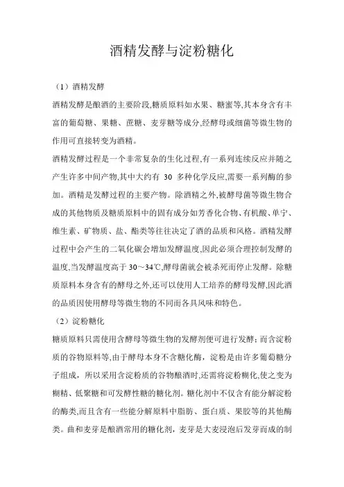 酒精发酵