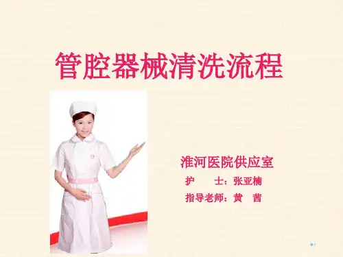 管腔类器械的清洗ppt课件