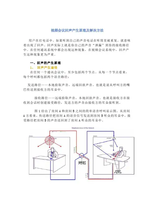 视频会议回声产生原理及解决方法