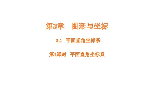 平面直角坐标系第1课时课件数学湘教版八年级下册