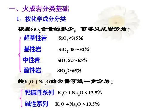 火成岩分类
