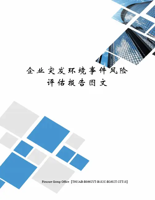 企业突发环境事件风险评估报告图文