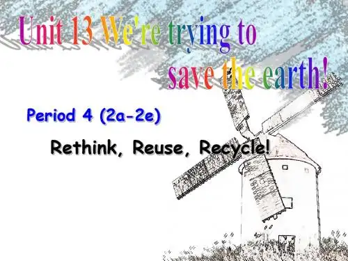 人教版英语九全Unit 13 Section B(2a-2e)课件(共21张PPT)