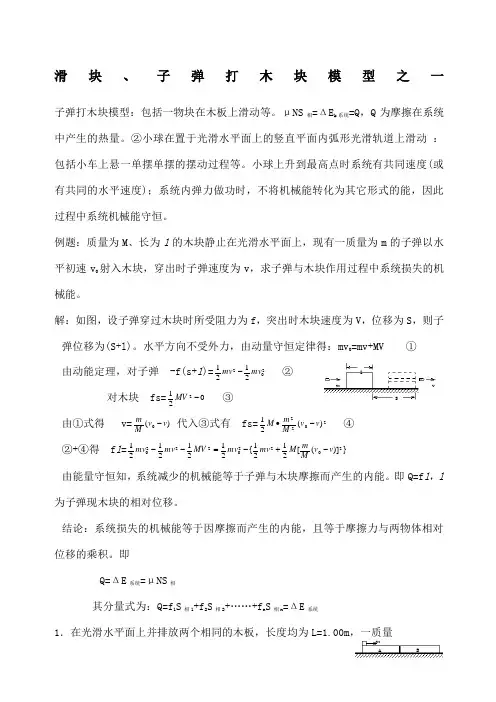 高中物理总复习经典物理模型归纳全解全析 