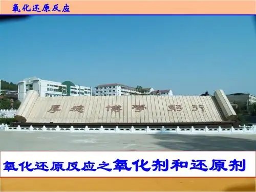 人教版高中化学必修一课件氧化还原反应之氧化剂和还原剂