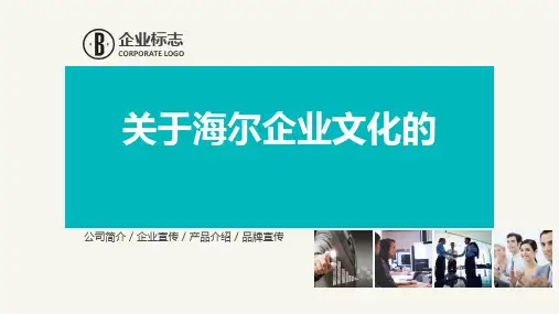 关于海尔企业文化的PPT课件