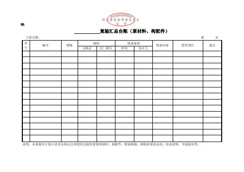 武汉建设监理规范用表(全)