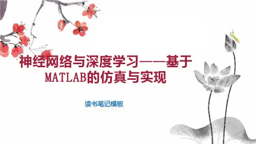 神经网络与深度学习——基于MATLAB的仿真与实现