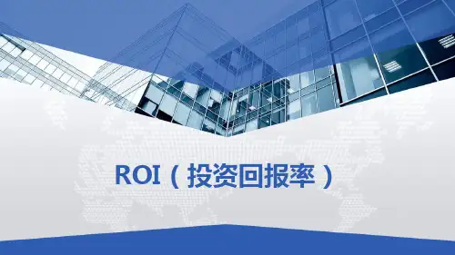 ROI(投资回报率) PPT