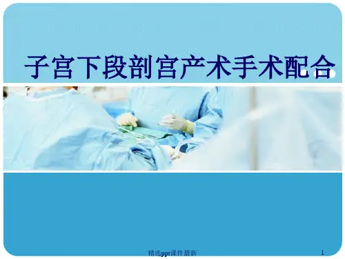 剖宫产术PPT课件