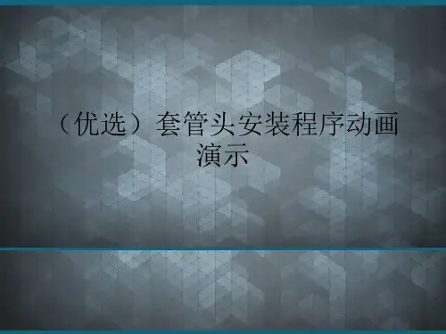 (优选)套管头安装程序动画演示