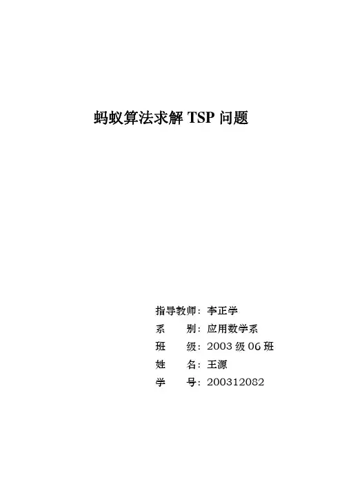蚂蚁算法