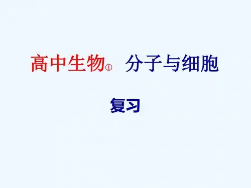 高中生物必修一全套课件.ppt课件