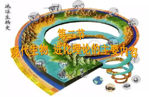 高中生物必修二教学课件：7.2现代生物进化论 (共80张PPT)