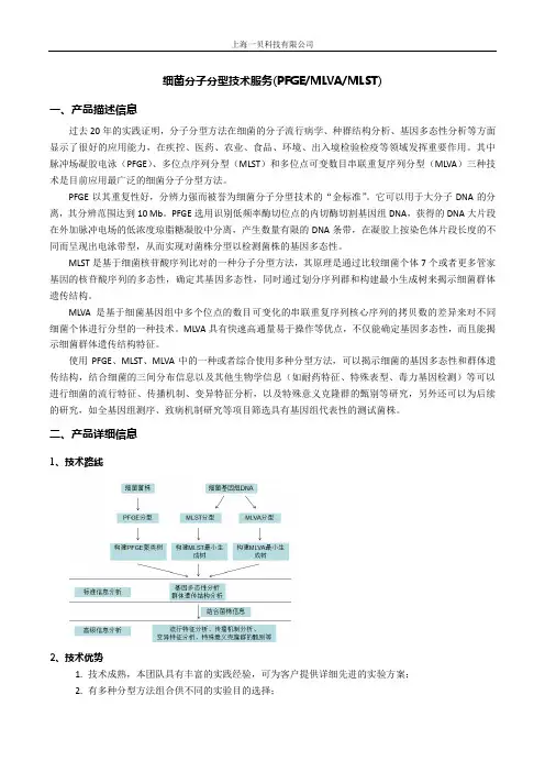 脉冲场电泳(PFGE)数据分析