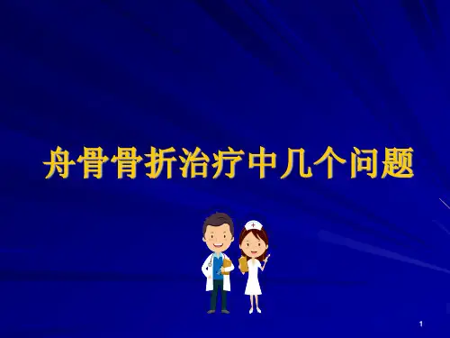 舟骨骨折PPT参考课件