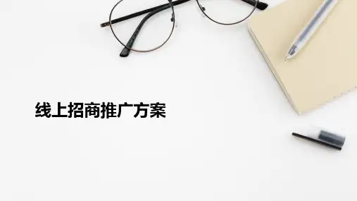 线上招商推广方案PPT