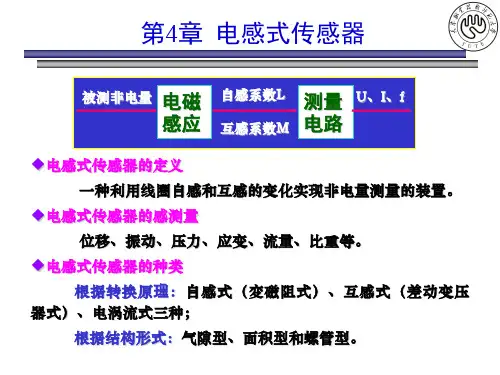 传感器原理及应用-第4章-4.1变磁阻式电感传感器