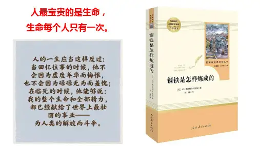 第六单元名著导读《钢铁是怎样炼成的》课件-部编版语文八年级下册