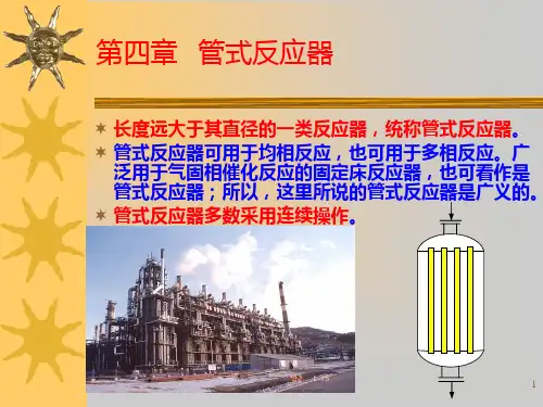 第四章管式反应器