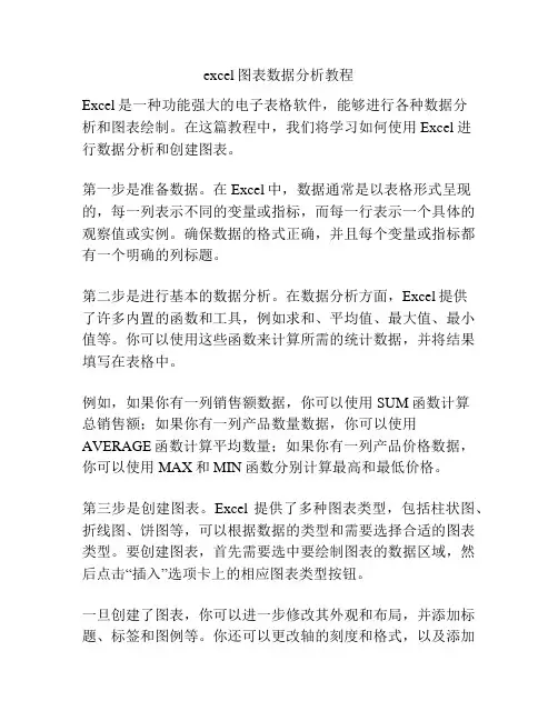 excel图表数据分析教程