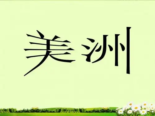 《美洲》fyz