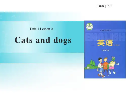 三年级英语下册课件-Lesson 2 Cats and Dog（145）-冀教版
