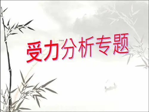 简单的受力分析ppt课件