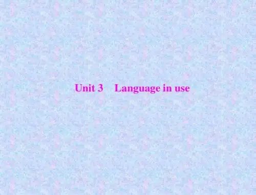 英语_外研版_九年级上册_Module_5_Unit_3课件