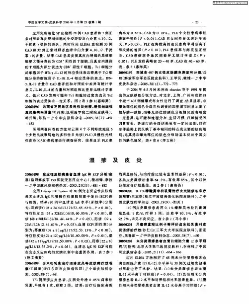 湿疹及皮炎