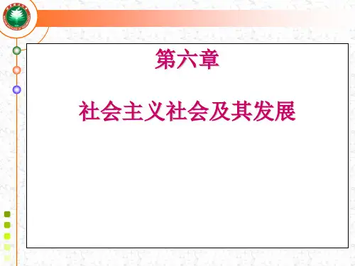 (完整版)第六章社会主义社会及其发展