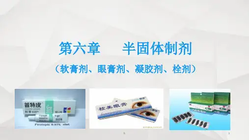 《半固体制剂》PPT课件