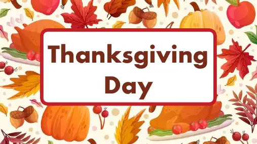 少儿幼儿感恩节英文课件PPTThanksgiving Day