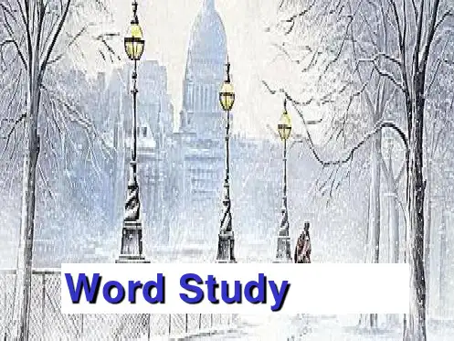 外研版高一英语 必修三 Module1Listening and vocabulary 课件
