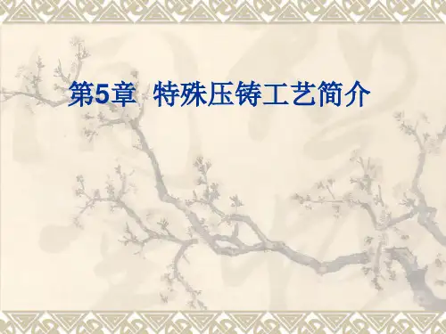 第5章 特殊压铸工艺简介
