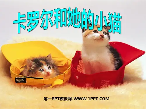 卡罗尔和她的小猫PPT课件