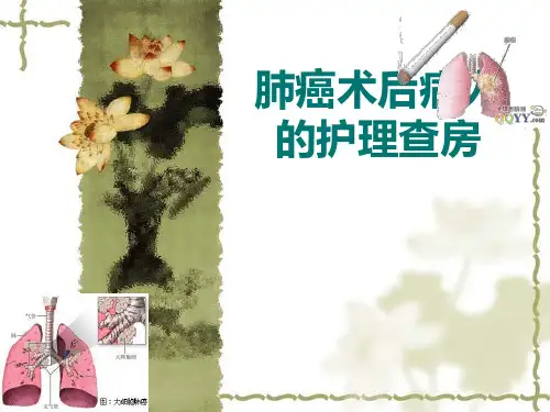 肺癌患者护理查房PPT