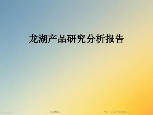 龙湖产品研究分析报告