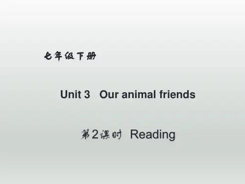 英语七下-Unit3教案(阅读)