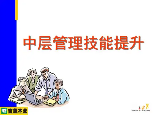 中层管理技能提升精品文档